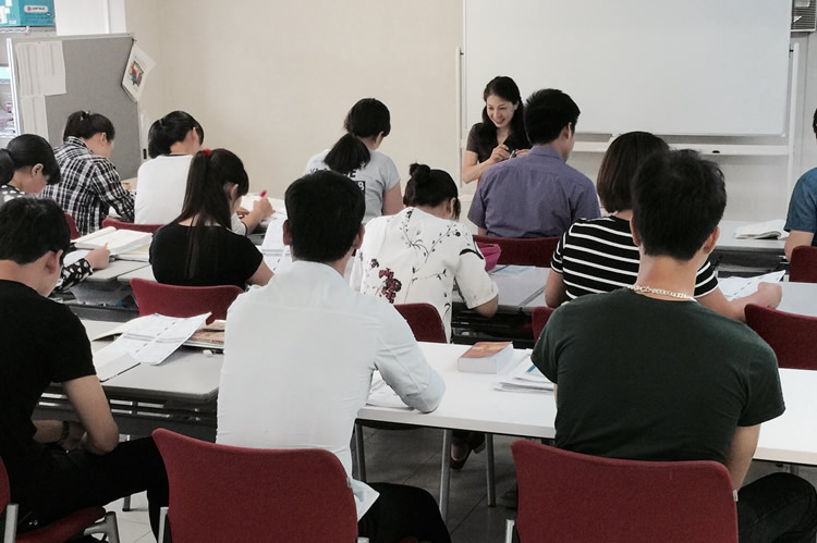 入国直後の集合講習